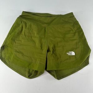 The North Face Women's Sunriser Shorts Size S 4" Green Running Athletic Short